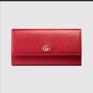 Women’s Gucci Petite Marmont Leather Wallet